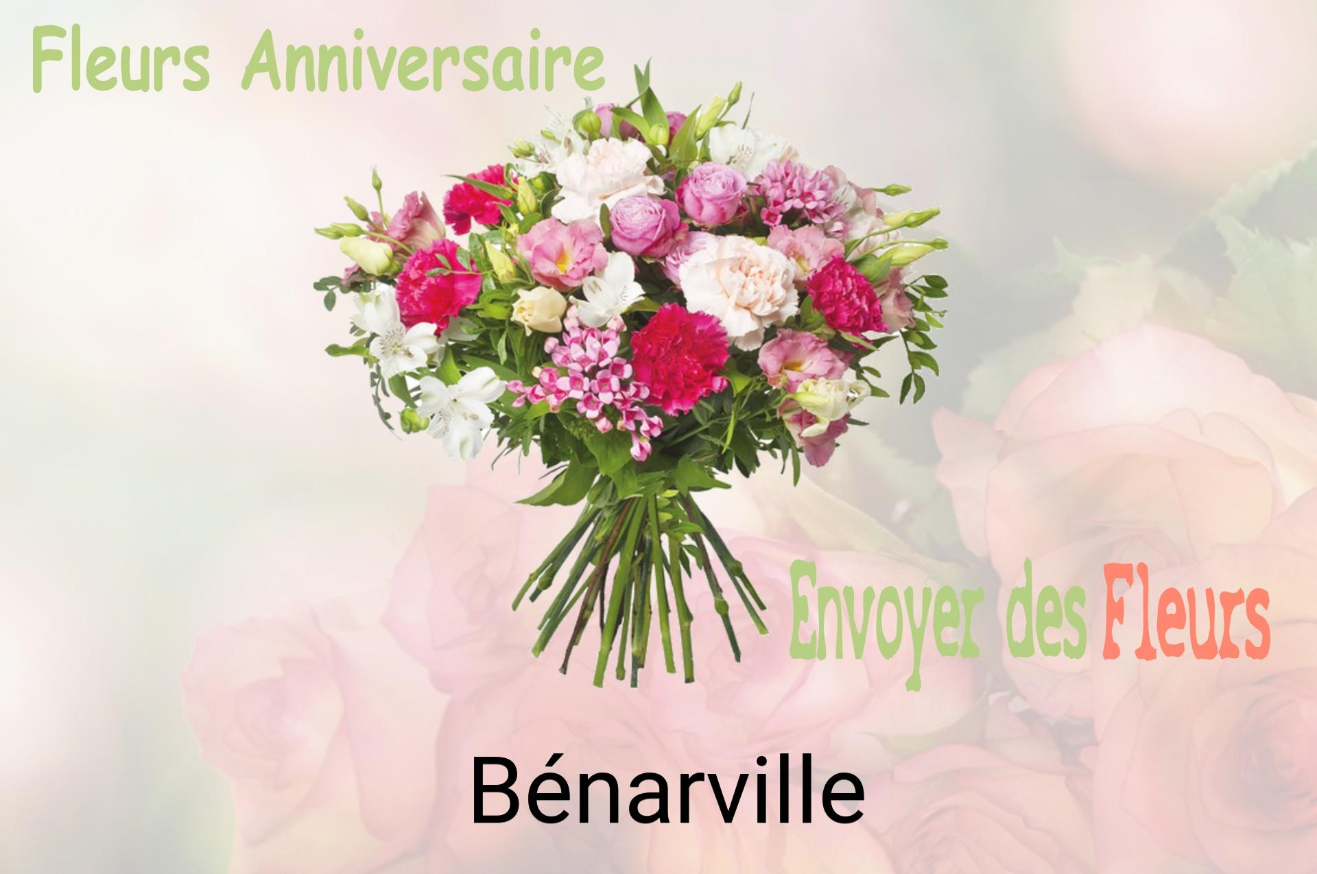 Bouquet de fleurs d’anniversaire livré à Bénarville