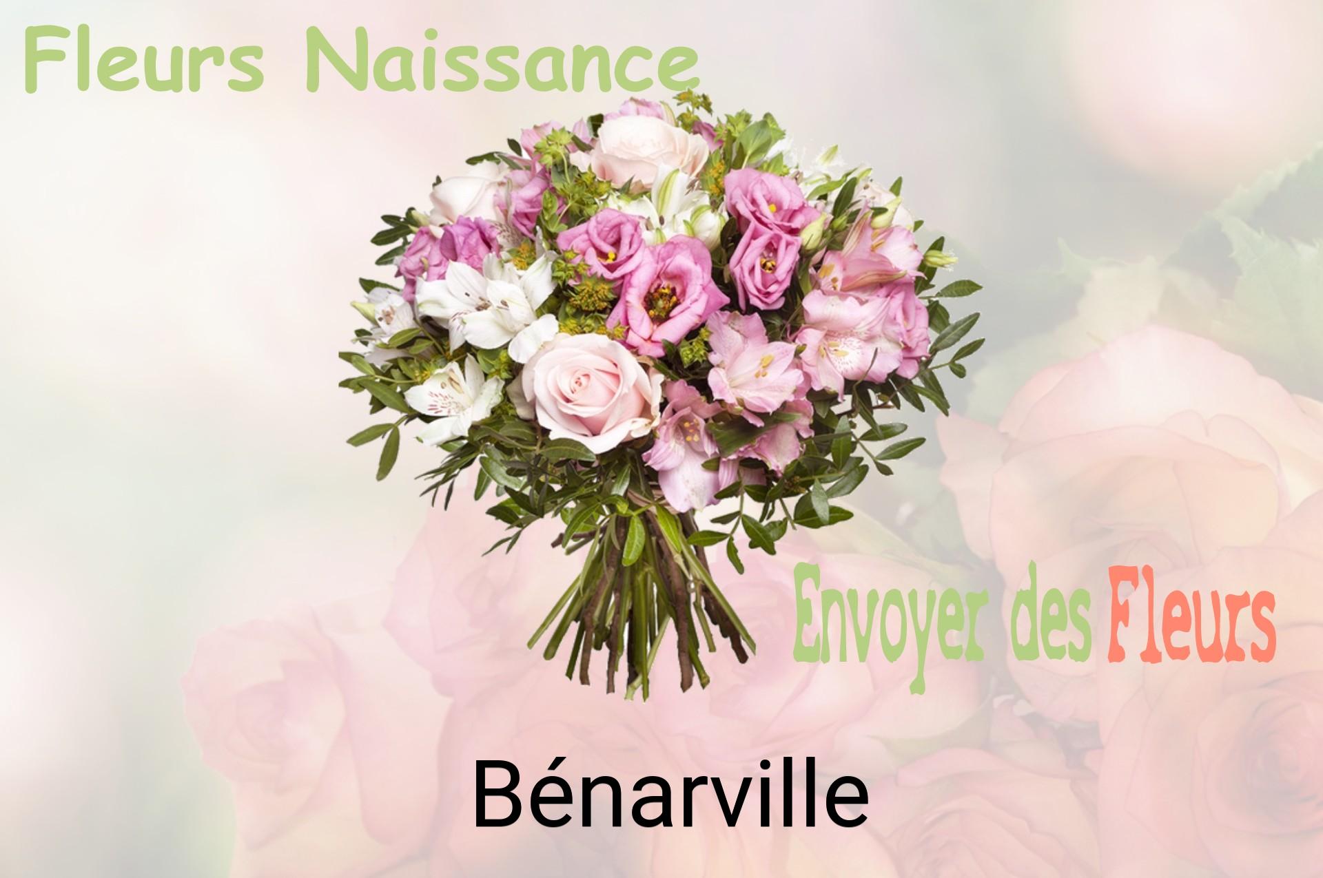 Bouquet de fleurs de naissance livré à Bénarville